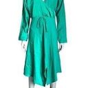 NWT Cushine Emerald Green Long Sleeve Dress Size 6 Photo 0