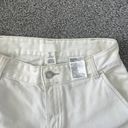 H&M White Cargo Wide Leg Pants Photo 3