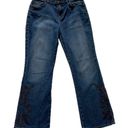 Ralph Lauren Vintage Lauren Jeans Co. Jeans High Rise Embroidered Accent Boot Cut Denim 10P Photo 13