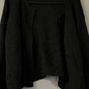 Wooden Ships  Mohair Wool Blend black tiered sleeve sweater m L Photo 4