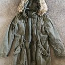 American Eagle Outfitters Green Long Winter Coat Photo 0