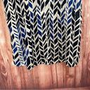 Coldwater Creek  Blue Patterned Beaded Tunic Top Photo 4