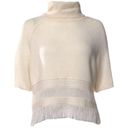 360 Cashmere  Revolve women’s size large off white Brittany Turtleneck Sweater Photo 0