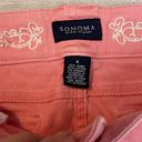 Sonoma Pink Denim Capri Stretchy Women's Jeans Size 8 Photo 8