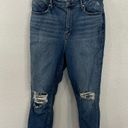 Good American  Good Legs High Rise Ripped Skinny Crop Jeans Size 18 Plus Photo 5