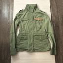 Daytrip  Green Army Jacket Size M Utility Lightweight Photo 2