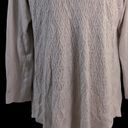 Chico's Chico’s Beige Cable Knit Turtleneck Sweater Top Photo 6