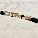 Krewe  Tchoup Blinker Gold Plated Amber Silver Gradient Mirrored Lens Sunglasses Photo 8