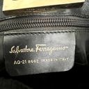 Salvatore Ferragamo black Ganci textured leather shoulder bag Photo 14