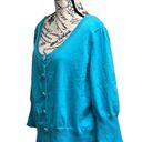 Lane Bryant   Blue Cardigan Sweater Womens  Sz 22/24 3/4 Sleeve Preppy Balletcore Photo 1