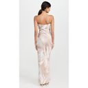 Rococo  Sand Maxi Dress in Light Brown White Large New Womens Strapless Maxi Gown Photo 9