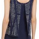 Laundry by Shelli Segal NWT $295  Beaded Cocktail Dress Blue 0 Photo 1