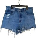 Uniqlo  Jeans Destressed Denim Cut Off Shorts Sz.30 Photo 0