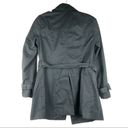 Banana Republic  Black Belted Trench Coat Small Photo 8