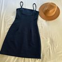 Vintage Blue  sparkle mini Slip dress size small Photo 1