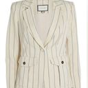 Alexis 
Enos Striped Single-Breasted Blazer Size Large Photo 7