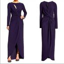 Dress the Population  Naomi Gown in Plum Purple Photo 1