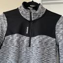 Reebok Black and White 1/4 Zip Jacket Photo 1