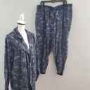 Lane Bryant  Blue Fatigue Jogger Pant Set 18/20 Photo 0