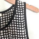 L'Agence  Silk Check Print Sleeveless Top in Black Size 8 Photo 6