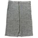 Lovers + Friends  gray knit zipper pencil skirt size M Photo 0