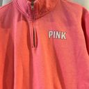 Victoria's Secret Victoria Secret PINK Quarter Zip Pullover‎ Jacket Women's Size Small Pink Photo 2