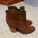 Brown Booties Size 8 Photo 3