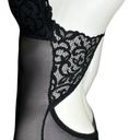 Marilyn Monroe Womens MEDIUM black lace-Detail Open Back bodysuit MARYLIN MAROE​ Photo 13