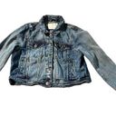 Cotton On  women's size 6 distressed jean jacket Photo 0