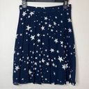 J.Crew  Stars Pleated Chiffon Skirt (Navy/White) - 0 Photo 3