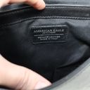 American Eagle  The Wander Collection Leather Saddle Bag Crossbody Black Photo 8