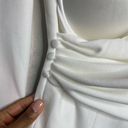 Alamour NEW  Dress Johanne Bustier Long Sleeve White Fitted Mini Dress Size XS Photo 9