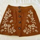 MI AMI VINTAGE EMBROIDERED MINI SKIRT Photo 0