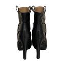 Jessica Simpson  'Light' Black Leather Harness Heeled Boots Photo 3