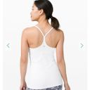 Lululemon Power Y Tank Everlux *Asia Fit White  Photo 0