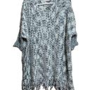 Umgee  Plus Size 1XL 2XL Multicolor Boho Hippie Fringe Pullover Tunic Sweater Photo 0