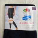 Fruit of the Loom  Ring Spun Eversoft Cotton Black Waffle Pant. Size XXL (20) Photo 2