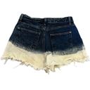 No Bo Ombre High Rise Jean Shorts Photo 2