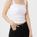 White square neck tank top Size M Photo 0