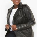 Lane Bryant  Thin Moto Leather Jacket worn 1X Great condition, for 40-65 degrees Photo 0