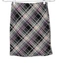 Urban Outfitters Y2k  Black & Pink Plaid Pencil Skirt Mini Skirt Medium Photo 1