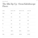 Hill House New!  The Allie Zip Up Ocean Kaleidoscope Fleece Photo 8