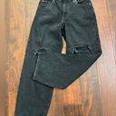 Levi's Levi’s Black Baggy Distressed Dad Jeans Size 25 Photo 7