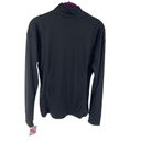 Soffe  Women's Full Zip Jacket Mock Neck Activewear Athletic Pocket Black Size XL Photo 3