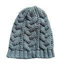 Ivory Ella  Knit Cap Beanie Gray Photo 1