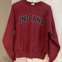 Indiana Oversized Sweatshirt Red Photo 0