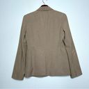 Jones Wear Vintage  Women's Tan 2-Button Front Long Sleeve Blazer size 4 Workwear Photo 3