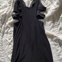 Faviana Black Cutout Dress Photo 2