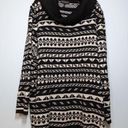 Lane Bryant  Black and White cowl neck sweater Size 26/28 Photo 0