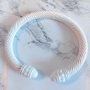 Macy's Colorful metal WHITE coated twist bracelet. Photo 1